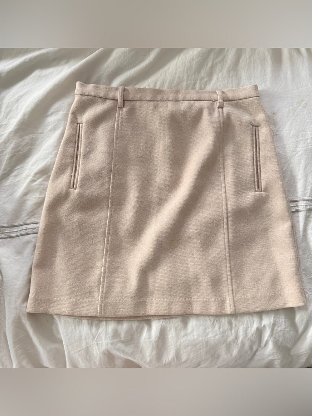 Alythea Soft Cream Mini Skirt